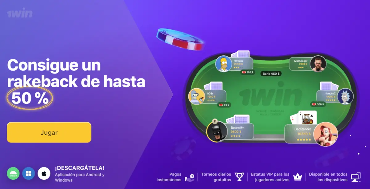 1Win Póker Colombia 1Win Colombia